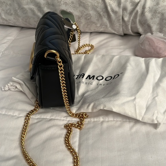 Crossbody genuine, leather mini bag - Picture 7 of 13